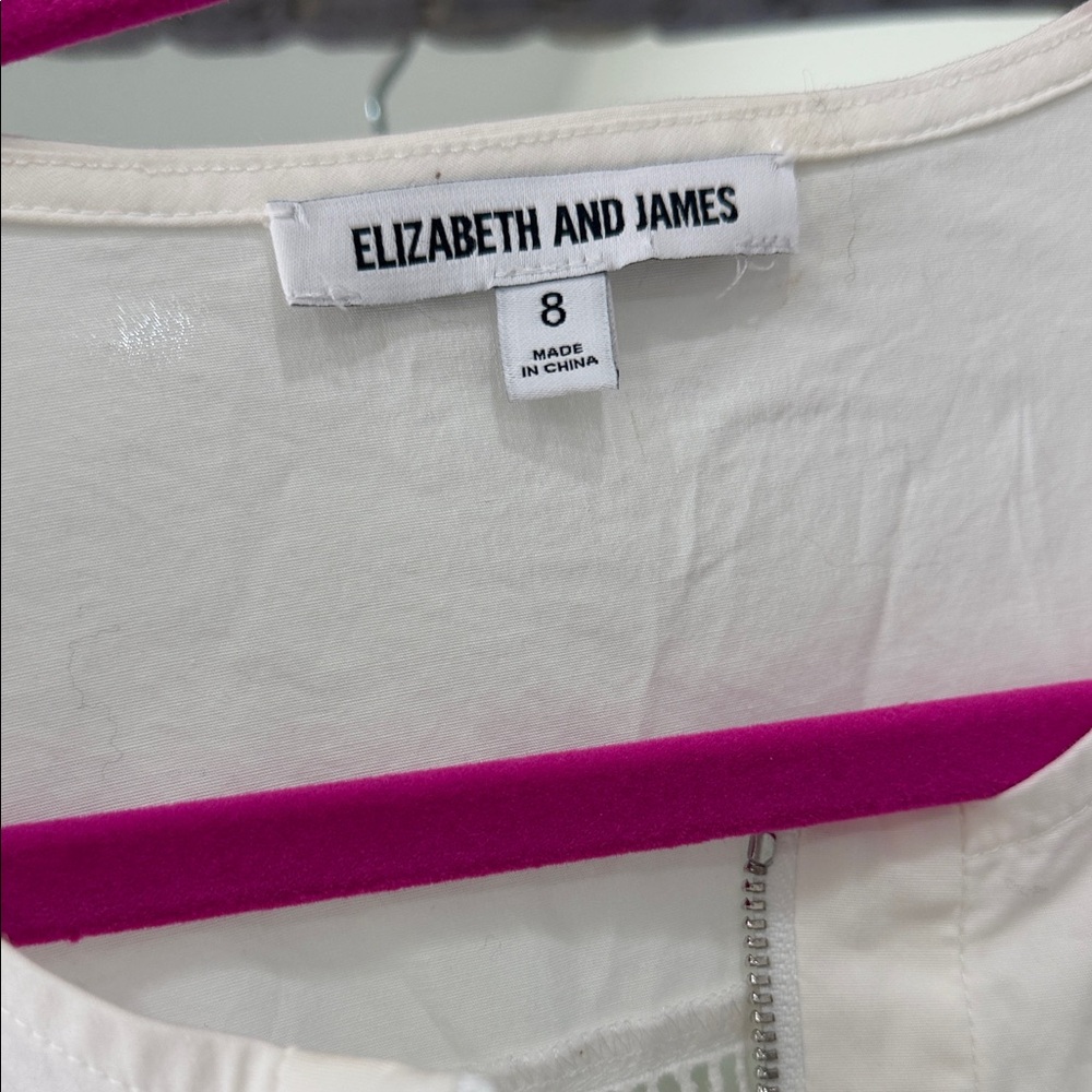Elizabeth and James White Mini Dress - Picture 2 of 4